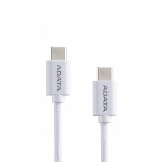 Kabel USB-C do USB-C 2.0/100W 100cm biały