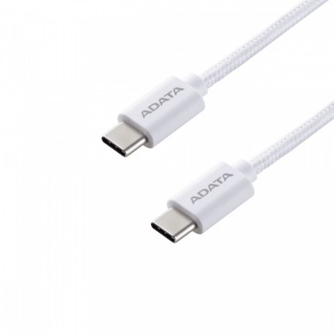 Kabel USB-C do USB-C 2.0/100W 100cm biały