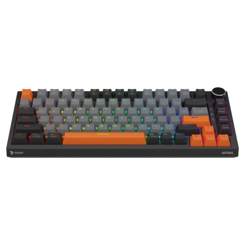 Klawiatura magnetyczna ASTRAL Black OUTEMU White Jade RGB 3 kolory keycapów