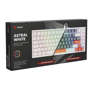 Klawiatura magnetyczna ASTRAL White OUTEMU White jade RGB