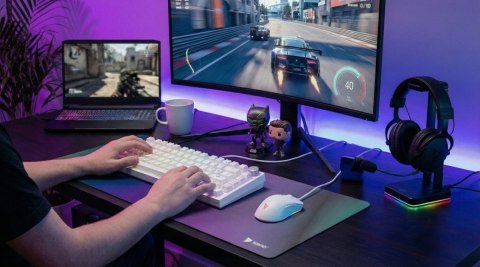 Klawiatura magnetyczna ASTRAL White OUTEMU White jade RGB