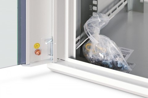 Szafa sieciowa wisząca Dynamic 19" 9U rack 474x600x600mm, drzwi szyba, szara, niezłożona, 60kg