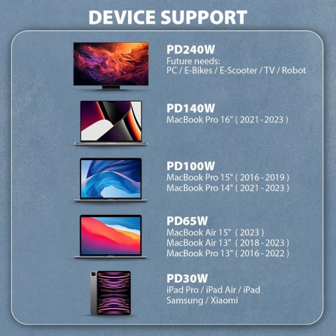 BUCM4X-CM05AB Kabel USB-C - USB-C, USB4 Gen 3x2 0.5m, PD 240W, 8K HD, ALU, oplot Czarny