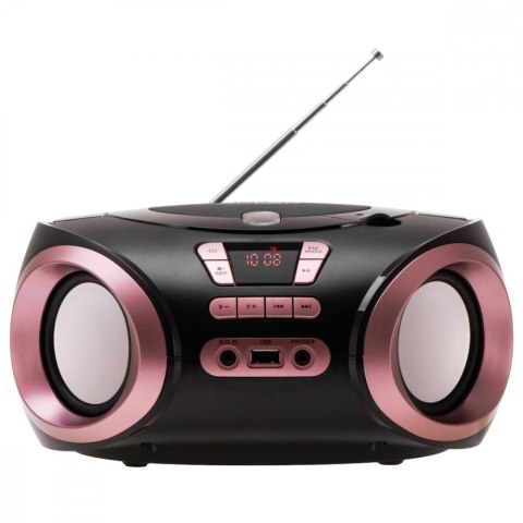 Radio Boombox CD MP3 AD1181 czarno-miedziany