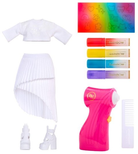 Lalka Rainbow High Air Brush, Purple Eyes