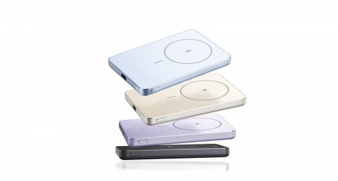 PowerBank Super Slim Magnetic 5000 złoty