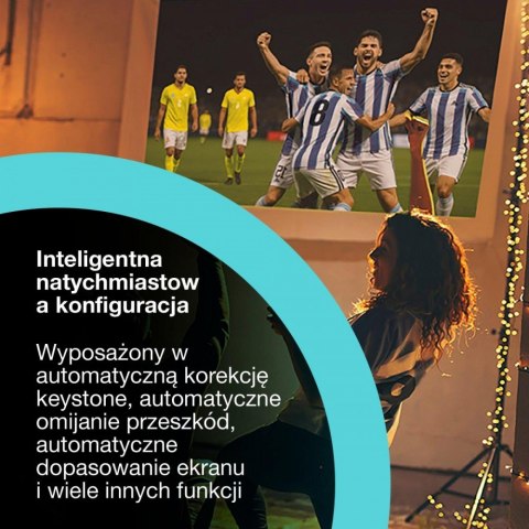 Projektor EF-62N x4K PRO-UHD/700L/5m:1/1.6kg niebieski