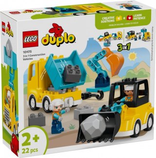 Klocki DUPLO 10475 Maszyny budowlane 3 w 1