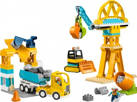 Klocki DUPLO 10476 Plac budowy z pojazdami 3 w 1
