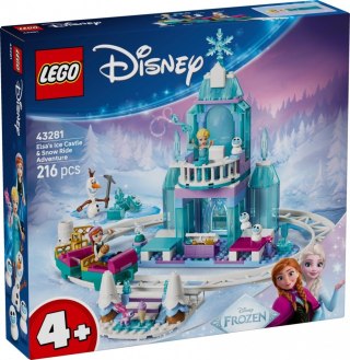 Klocki Disney 43281 Lodowy zamek Elzy i Śnieżna przejażdżka