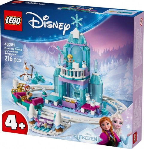 Klocki Disney 43281 Lodowy zamek Elzy i Śnieżna przejażdżka