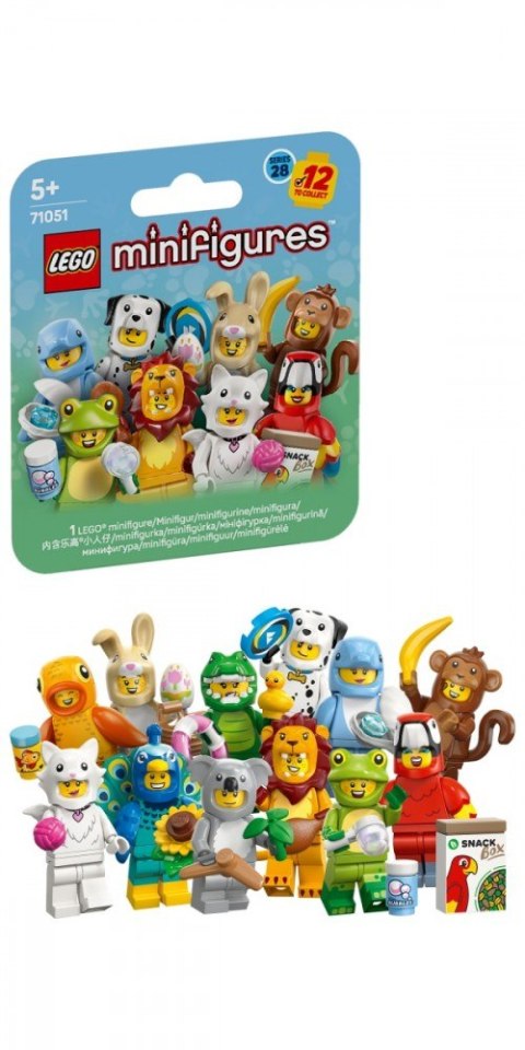 Klocki Minifigures 71051 Minifigurki Seria 28 - Zwierzęta (BOX)