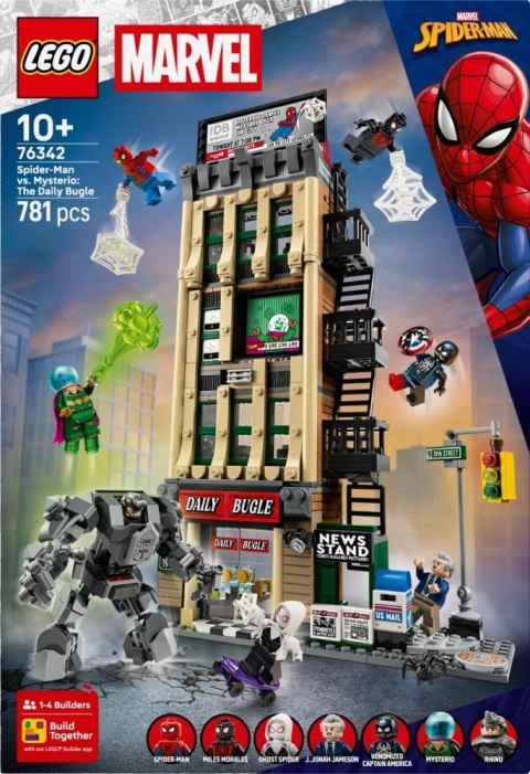 Klocki Super Heroes 76342 Spider-Man kontra Mysterio: Daily Bugle