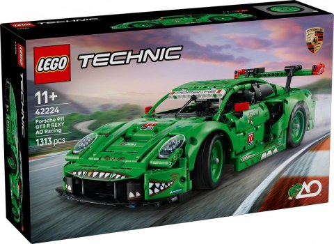 Klocki Technic 42224 Samochód Porsche 911 GT3 R REXY AO Racing