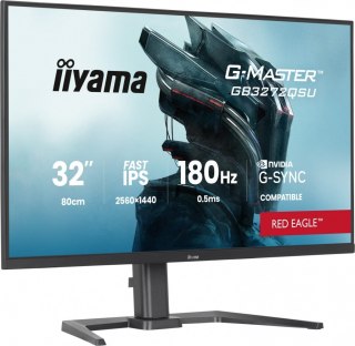 Monitor 31.5 cala GB3272QSU-B1 QHD,IPS,180Hz,2xHDMI,DP,400CD, 2xUSB 3.2 , 2xUSB-C,G-SYNC Compatible, 2x5W, , HAS 150