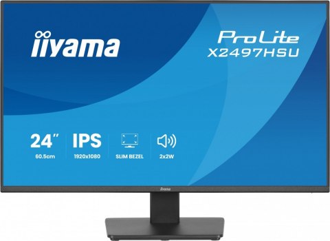 Monitor ProLite 23.8 cala X2497HSU-B1 IPS,FHD,HDMI,DP,120Hz,350CD,2xUSBv3.2, 2xUSB-C, GW 5lat