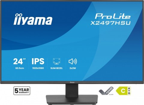 Monitor ProLite 23.8 cala X2497HSU-B1 IPS,FHD,HDMI,DP,120Hz,350CD,2xUSBv3.2, 2xUSB-C, GW 5lat