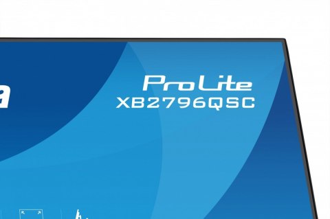 Monitor ProLite 27 cali XB2796QSC-B1 IPS,QHD,HDMI,USB-C (PD 65W),75Hz, 350cd, 1xUSB 3.2 , 1xUSB-C, 2x2W, HAS 150/PIVOT/obrót sto