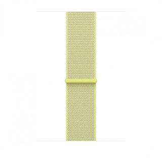 Opaska sportowa w kolorze neonowym żółtym do koperty 46 mm