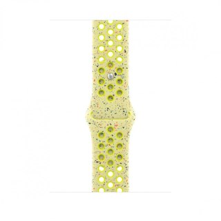 Pasek sportowy Nike w kolorze promiennym zielonożółtym do koperty 46 mm - rozmiar S/M