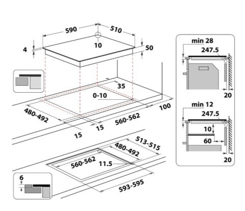 Płyta indukcyjna WLB6860NES
