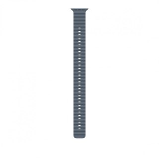 Przedłużka do paska Ocean w kolorze marynarskiego granatu do koperty 49 mm - elementy z tytanu w kolorze czarnym