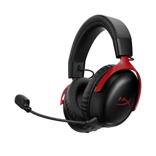 Słuchawki HyperX Cloud III S bezprzewodowe czarny-czerwony Gaming A59Z0AA
