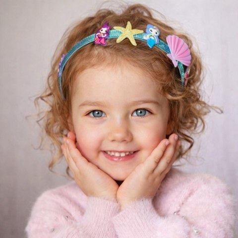 Zestaw Kreatywny DIY Do Tworzenia Opasek Do Włosów Muszelki Syrenka