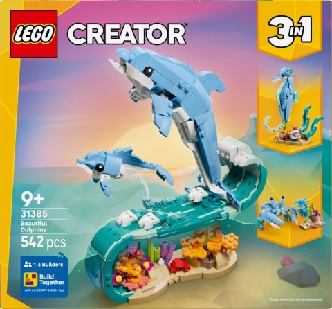 Klocki Creator 31385 Zwierzęta morskie: piękny delfin