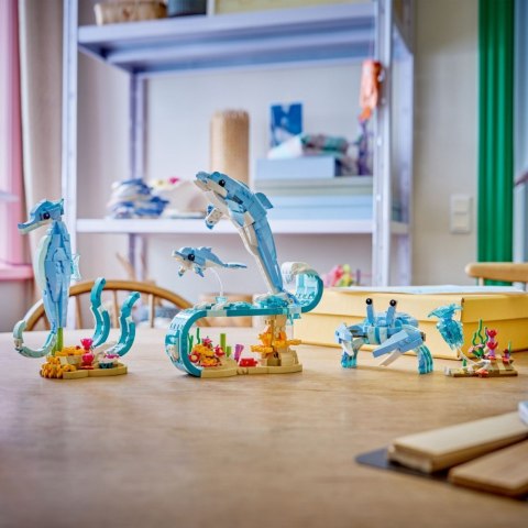 Klocki Creator 31385 Zwierzęta morskie: piękny delfin