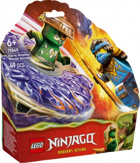 Klocki Ninjago 71849 Nya kontra zmutowany potwór na spinnerze