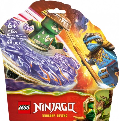 Klocki Ninjago 71849 Nya kontra zmutowany potwór na spinnerze