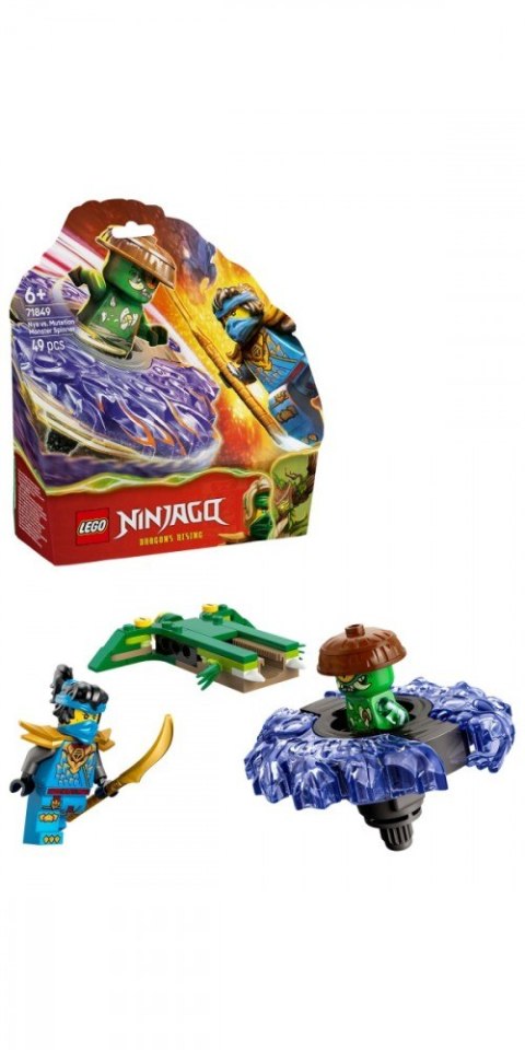 Klocki Ninjago 71849 Nya kontra zmutowany potwór na spinnerze