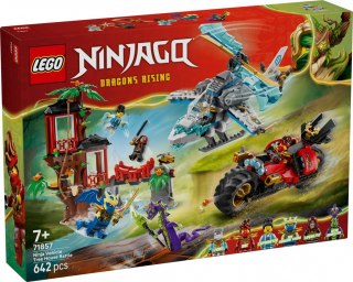 Klocki Ninjago 71857 Bitwa ninja: domek na drzewie z pojazdami