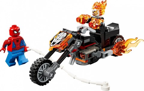 Klocki Super Heroes 76335 Spider-Man kontra Ghost Rider na motocyklu