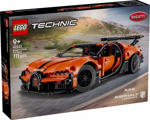Klocki Technic 42222 Hipersamochód Bugatti Chiron Pur Sport