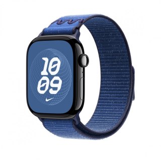 Opaska sportowa Nike w kolorze Blue Ribbon do koperty 46 mm
