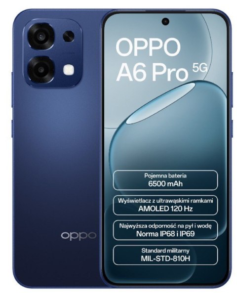 Smartfon A6 Pro 5G 8/256GB Niebieski CPH2781