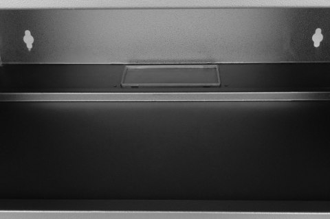 Szafa sieciowa wisząca 19" 12U, SOHO PRO 595 x 540 x 400 mm, nośność 60kg, drzwi szyba, niezłożona, Czarna