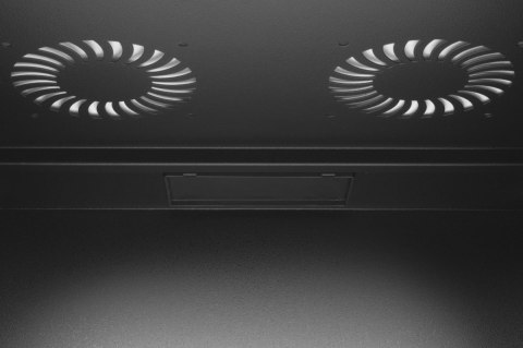 Szafa sieciowa wisząca 19" 12U, SOHO PRO 595 x 540 x 400 mm, nośność 60kg, drzwi szyba, niezłożona, Czarna