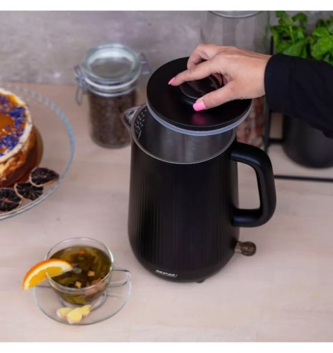 Czajnik podwójne ścianki 1,7L czarny MCZ-115/C