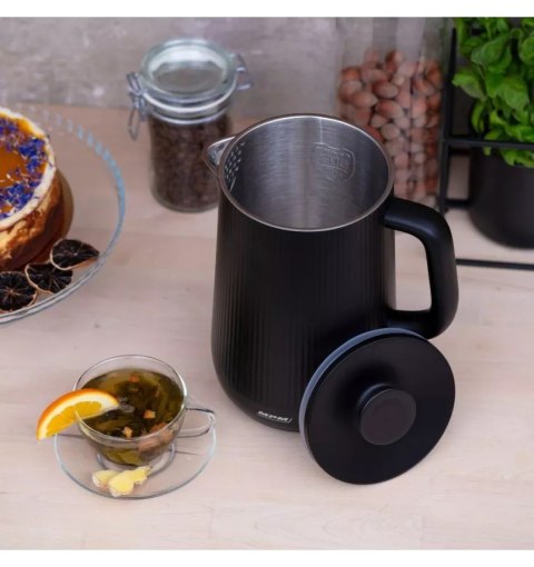 Czajnik podwójne ścianki 1,7L czarny MCZ-115/C
