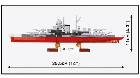 Klocki Battleship Tirpitz 593 klocki