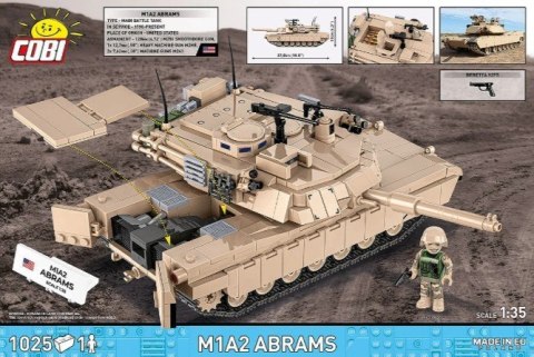 Klocki M1A2 Abrams 1025 klocków