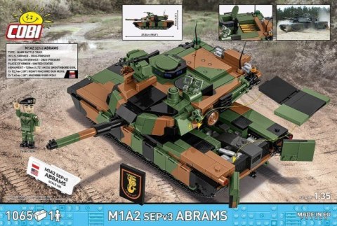 Klocki M1A2 SEPV3 Abrams 1065 klocków