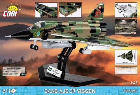 Klocki Saab AJS 37 Viggen 911 klocków