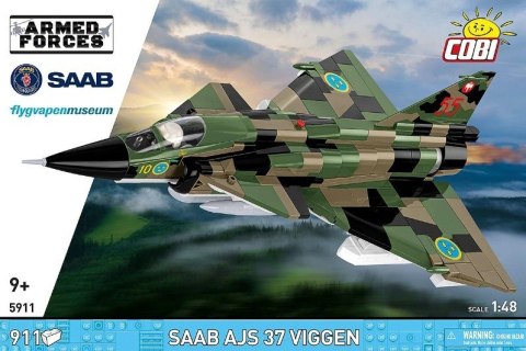 Klocki Saab AJS 37 Viggen 911 klocków