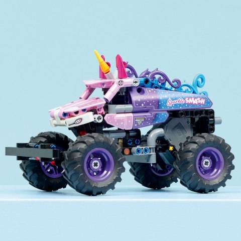 Klocki Technic 42220 Monster Jam Sparkle Smash z napędem typu pull-back