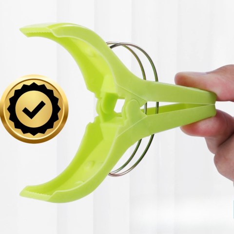 KLIPSY KLAMERKI SPINACZE DO RĘCZNIKA KĄPIELOWEGO ZESTAW DO LEŻAKA XXL 4szt