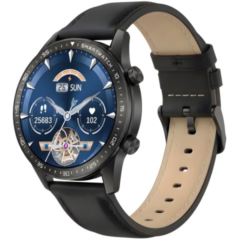 Smartwatch Gravity Czarny 2 Paski GT10-3